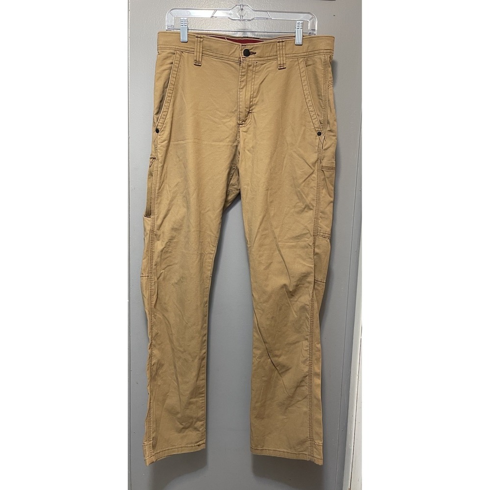 Wrangler Outdoor Series Hiking Pants Tan Size 33 X 32 Cargo